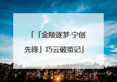 「金陵逐梦·宁创先锋」巧云破茧记
