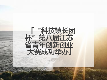 “科技镇长团杯”第八届江苏省青年创新创业大赛成功举办