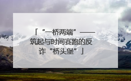 “一桥两端”——筑起与时间赛跑的反诈“桥头堡”