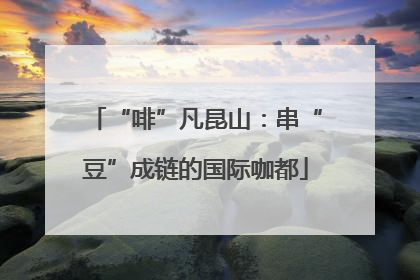 “啡”凡昆山：串“豆”成链的国际咖都
