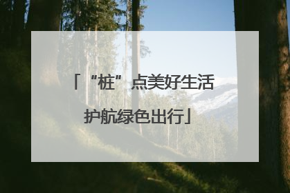 “桩”点美好生活 护航绿色出行