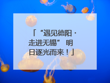“遇见德阳・走进无锡” 明日逐光而来！