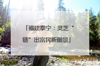 福建泰宁：灵芝“链”出富民新图景