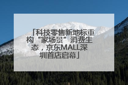 科技零售新地标重构“家场景”消费生态，京东MALL深圳首店启幕