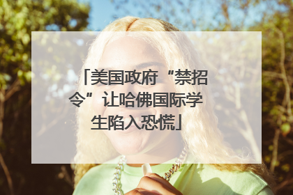 美国政府“禁招令”让哈佛国际学生陷入恐慌