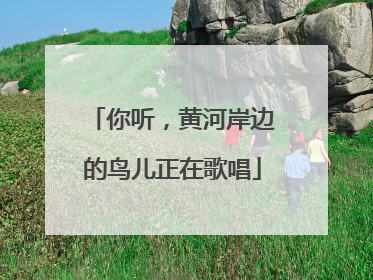 你听，黄河岸边的鸟儿正在歌唱