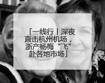 一线行丨深夜直击杭州机场，浙产杨梅“飞”赴各地市场