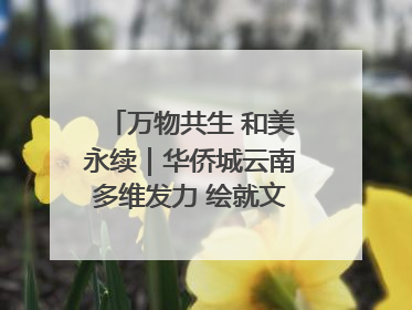 万物共生 和美永续｜华侨城云南多维发力 绘就文旅融合与生物多样性保护新图景