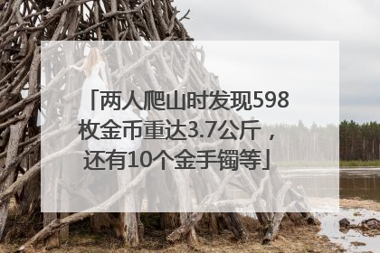 两人爬山时发现598枚金币重达3.7公斤，还有10个金手镯等