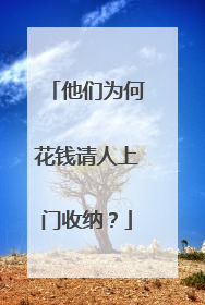 他们为何花钱请人上门收纳？