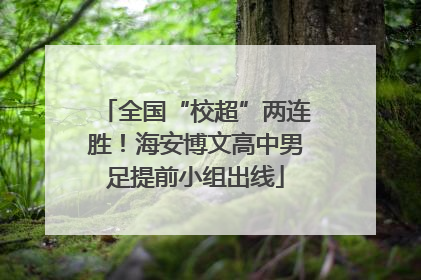 全国“校超”两连胜！海安博文高中男足提前小组出线