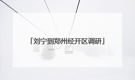 刘宁到郑州经开区调研