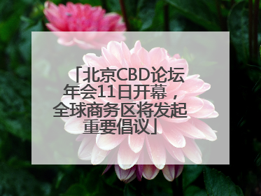 北京CBD论坛年会11日开幕，全球商务区将发起重要倡议