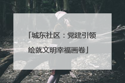 城东社区：党建引领绘就文明幸福画卷