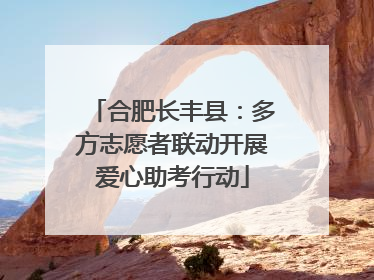 合肥长丰县：多方志愿者联动开展爱心助考行动