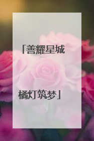 善耀星城 橘灯筑梦