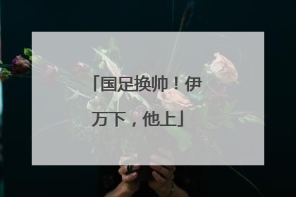 国足换帅！伊万下，他上