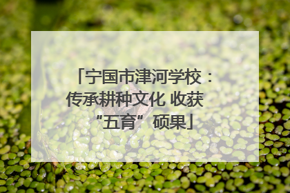 宁国市津河学校：传承耕种文化 收获“五育”硕果