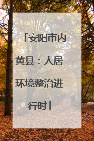 安阳市内黄县：人居环境整治进行时
