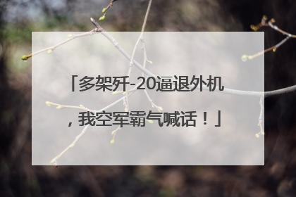 多架歼-20逼退外机，我空军霸气喊话！