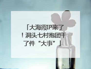 大海霞IP来了！洞头七村抱团干了件“大事”