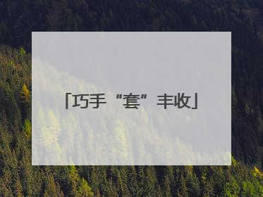 巧手“套”丰收