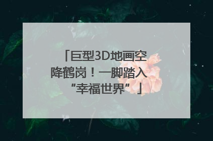巨型3D地画空降鹤岗！一脚踏入“幸福世界”