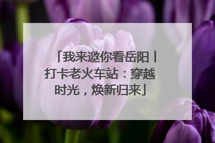 我来邀你看岳阳丨打卡老火车站：穿越时光，焕新归来