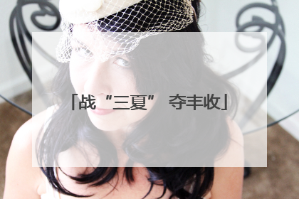 战“三夏” 夺丰收