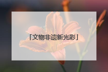 文物非遗新光彩