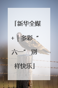 新华全媒+｜多彩“六一” 别样快乐