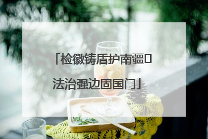 检徽铸盾护南疆 法治强边固国门