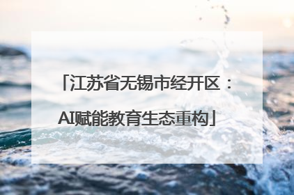 江苏省无锡市经开区：AI赋能教育生态重构