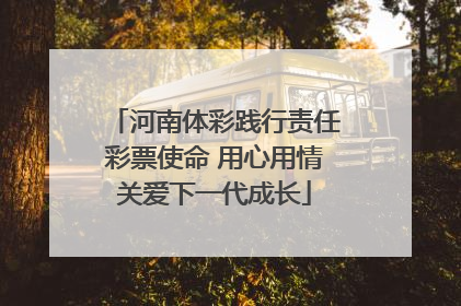 河南体彩践行责任彩票使命 用心用情关爱下一代成长