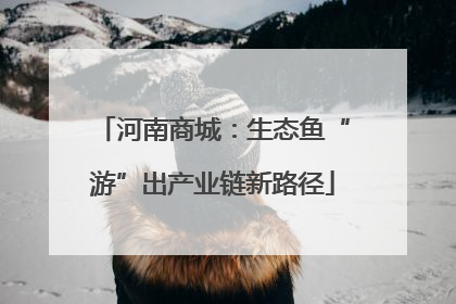 河南商城：生态鱼“游”出产业链新路径
