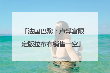 法国巴黎：卢浮宫限定版拉布布销售一空
