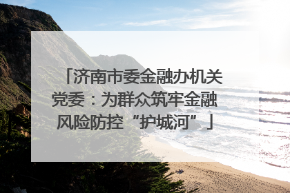 济南市委金融办机关党委：为群众筑牢金融风险防控“护城河”