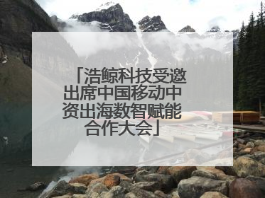 浩鲸科技受邀出席中国移动中资出海数智赋能合作大会