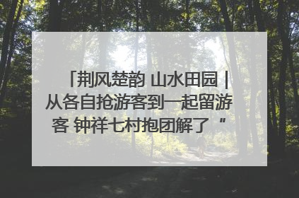 荆风楚韵 山水田园｜从各自抢游客到一起留游客 钟祥七村抱团解了“乡愁”添了“乡酬”