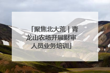聚焦北大荒｜青龙山农场开展财审人员业务培训
