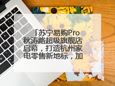 苏宁易购Pro秋涛路超级旗舰店启幕，打造杭州家电零售新地标，加速“大店攻略”全省布局