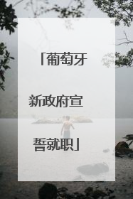 葡萄牙新政府宣誓就职