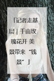 记者走基层｜千亩玫瑰花开 美景带来“钱景”