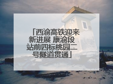 西渝高铁迎来新进展 康渝段站前四标桃园二号隧道贯通