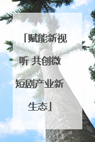 赋能新视听 共创微短剧产业新生态