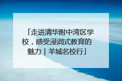 走进清华附中湾区学校，感受浸润式教育的魅力｜羊城名校行