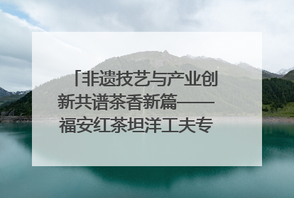 非遗技艺与产业创新共谱茶香新篇——福安红茶坦洋工夫专场推介会在京举办