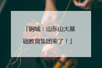 钢城：山东山大基础教育集团来了！