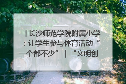 长沙师范学院附属小学：让学生参与体育活动“一个都不少”｜“文明创建耀三湘”专栏