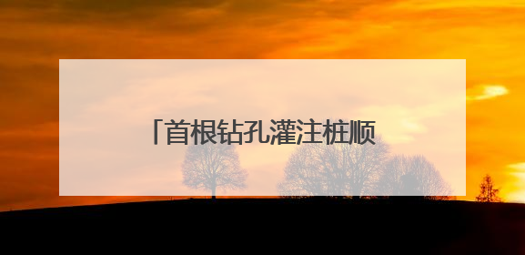 首根钻孔灌注桩顺利开钻，乍嘉苏改扩建项目建设再提速